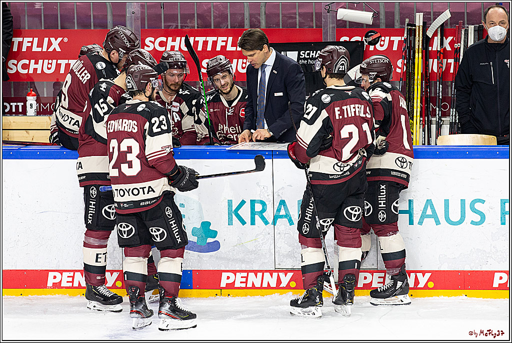 PENNY DEL;  Koelner Haie - Krefeld Pinguine; Koeln, 24.02.2021